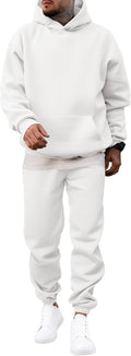 Men's 2 Piece Hoodie and Joggers Tracksuit Set - Warm, Comfortable Fit