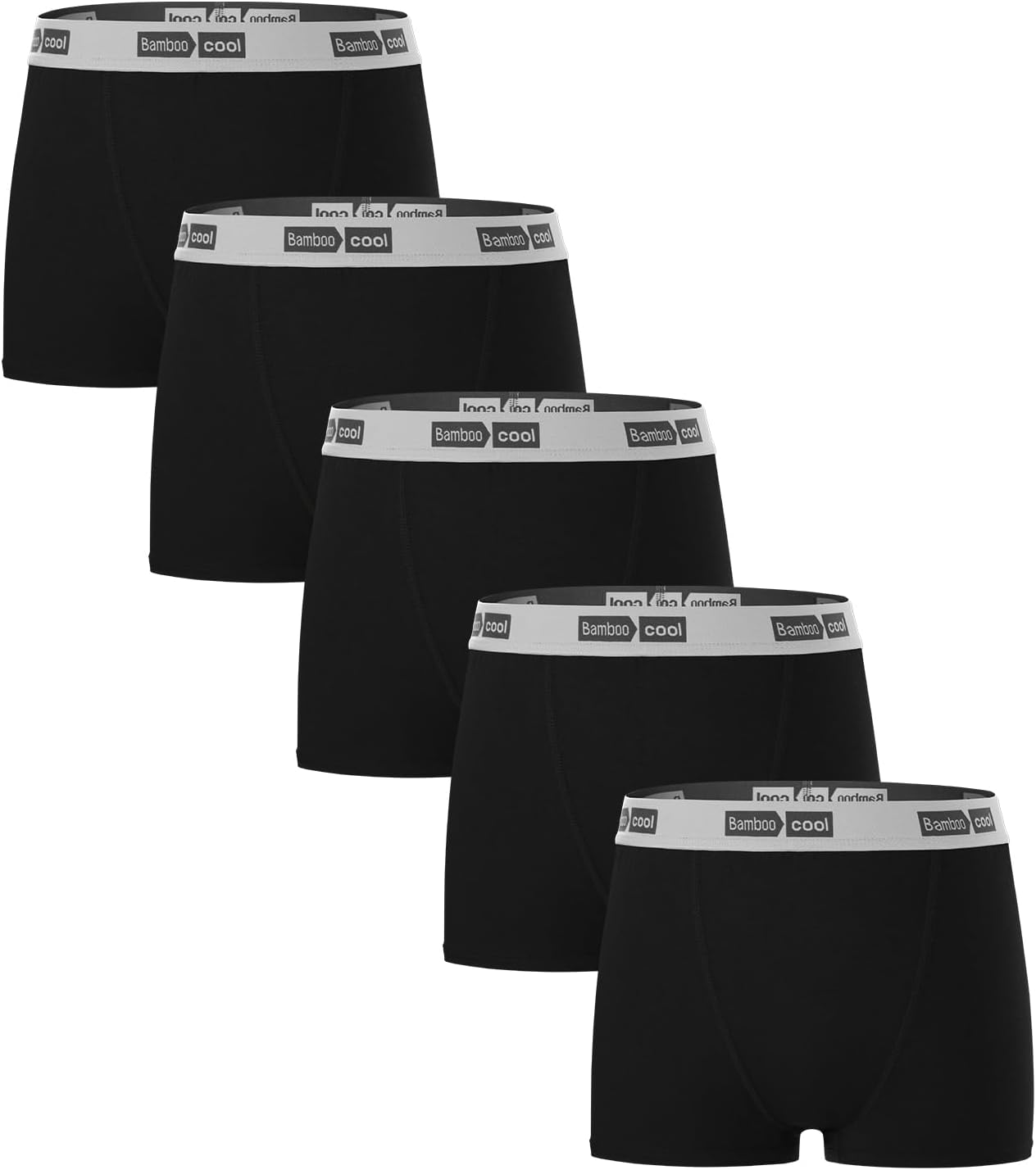 Bamboo Cool Womens Bamboo Boxer Briefs Soft Stretch Boy Shorts