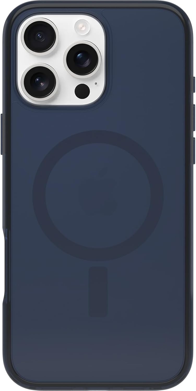 OtterBox iPhone 16 Pro Max Clear Case - Stylish Baby Blue Jeans