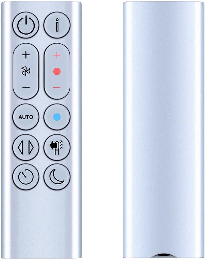Dyson HP04-HP09 Remote Control - Silver, Magnetic-Free