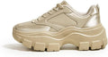 Women Chunky Platform Dad Colorblock Sneakers - Bold Walking Style