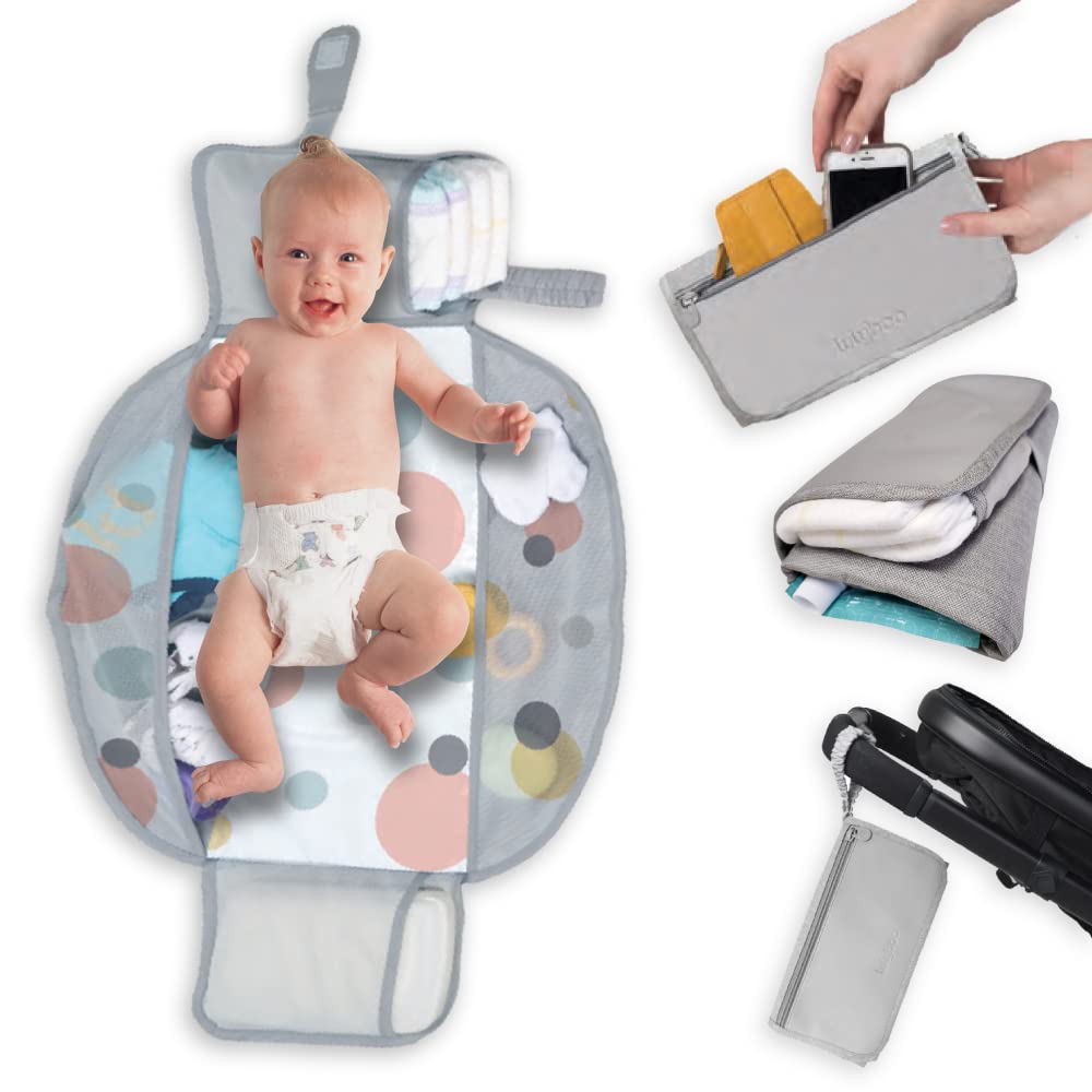Lulyboo Portable Diaper Changing Pad - On-the-Go Baby Care Essential