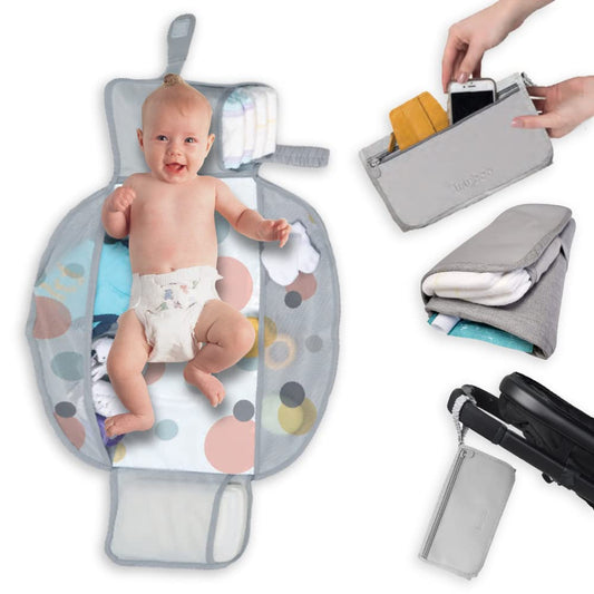 Lulyboo Portable Diaper Changing Pad - On-the-Go Baby Care Essential