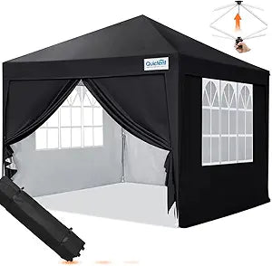 10ftx10ft Pop Up Canopy Tent with Sidewalls for Outdoor Events