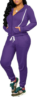 CLOCOR Track Suits for Women Set - Comfortable Casual 2 (Style Q7RC)