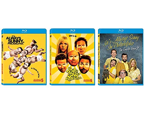 It's Always Sunny in Philadelphia Complete Seasons 5 6 7 Blu-ray Set