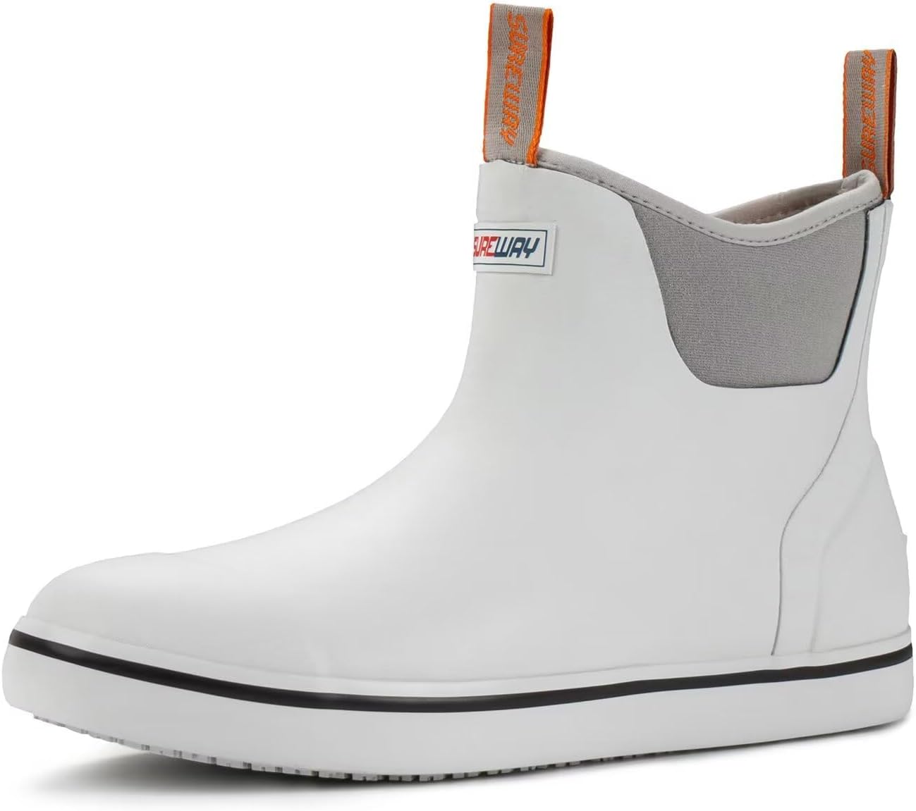 SUREWAY Men's Deck Boots: Non-Slip Fishing & Boating Waterproof