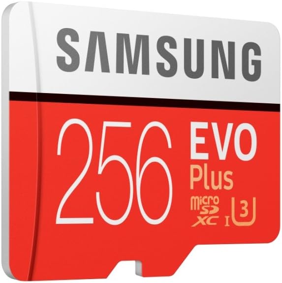 SAMSUNG 256GB EVO Plus MicroSDXC - Fast U3 Speed