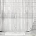 Extra Wide Waterproof 10-Gauge Vinyl Shower Curtain Liner - Heavy Duty