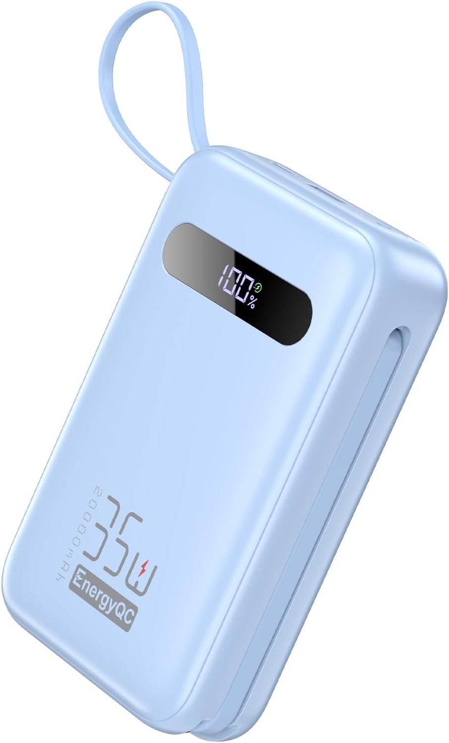 EnergyQC Power Bank 20,000mAh with Fast Charging Cables