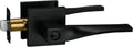 Berlin Modisch Sleek Series Entry Lever Door Handle Lock - Iron Black