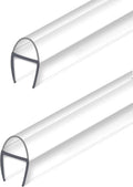 U-Type Frameless Shower Door Seal 3/8 in x 78 in - Leak Stopper