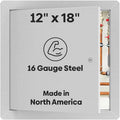12ft x 18ft Universal Metal Access Panel with Flange - Durable Service
