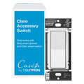 Lutron Caseta Smart Claro Accessory Switch for 3-Way - Expand Smart