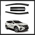 Tape-On Rain Guard 4-Piece for 2015-2022 Nissan Murano - Smoke Visors