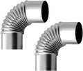 Stainless Steel Stove Pipe Elbow Set for Efficient Outdoor Cooking