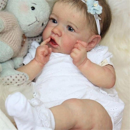 Saskia Replica 20 Reborn Baby Doll - Realistic Veins, Lifelike Vinyl, Weighted Body - Perfect Gift for Kids