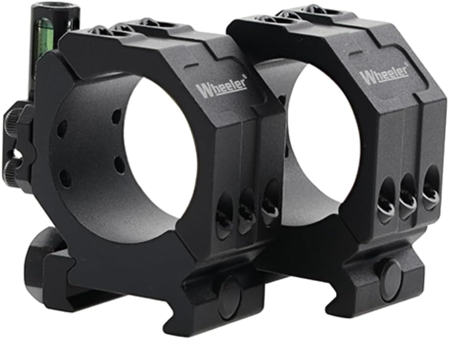Wheeler 2-Piece Picatinny Rail Scope Rings with Anti-Cant Feature