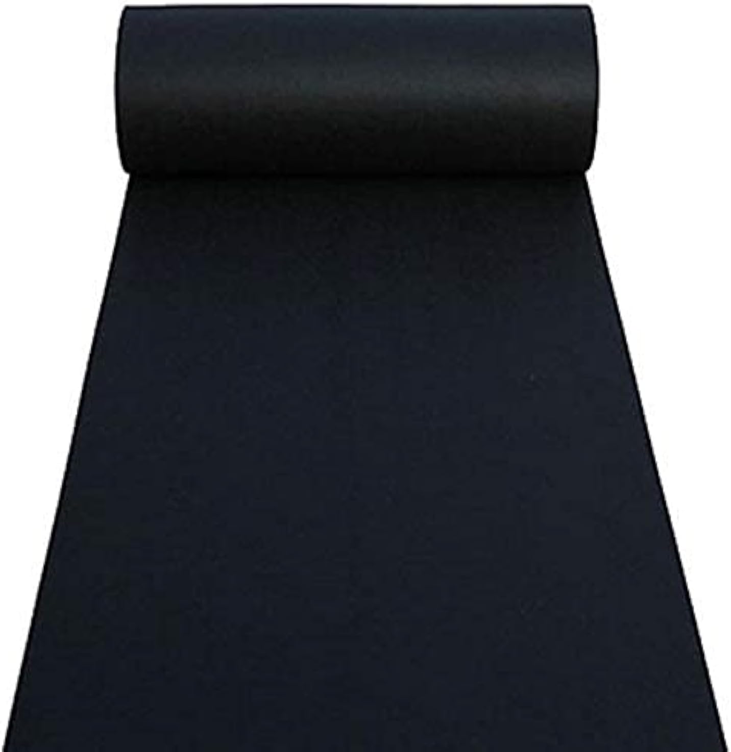 Black Aisle Runner Carpet for Weddings and Events by HUAHOO