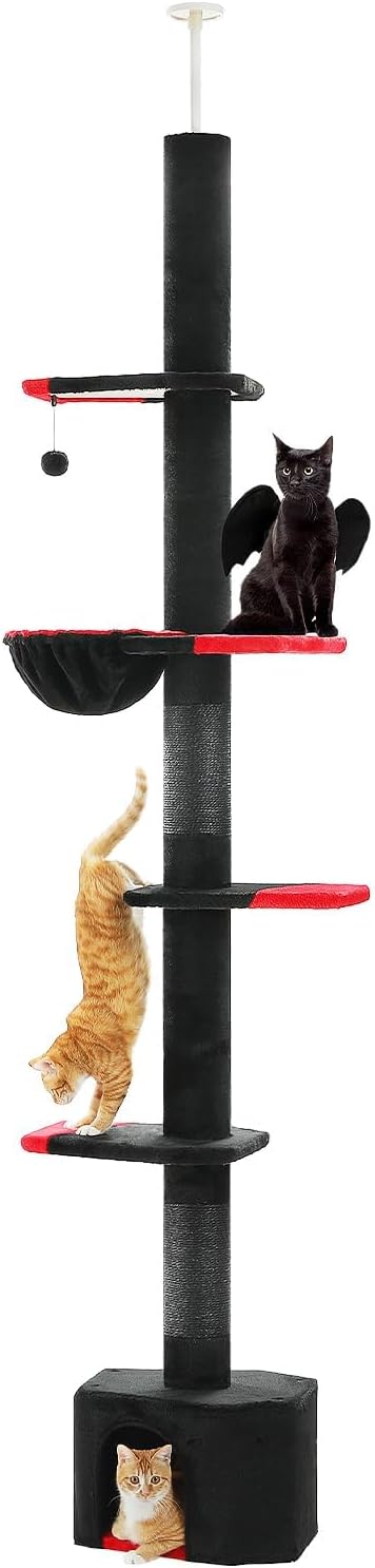 Gothic Cat Tree by PAWZ Road - Stylish Floor to Ceiling Tower
