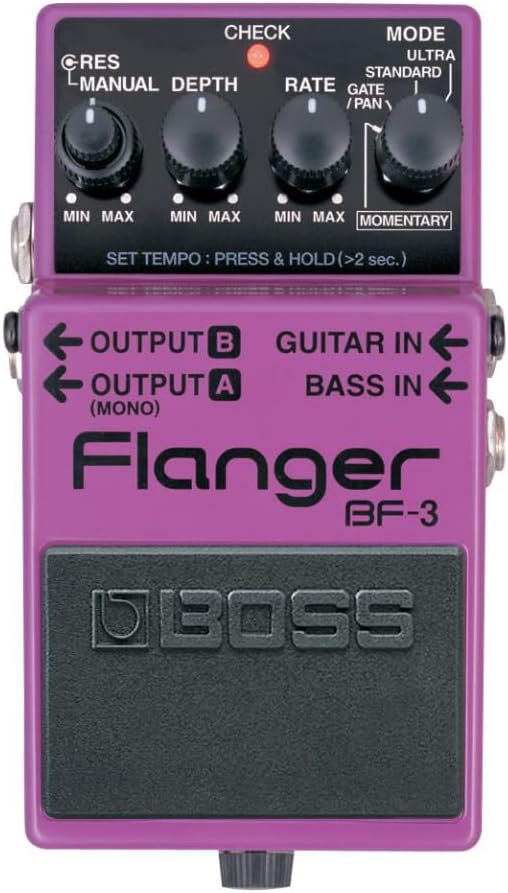 Boss BF-3 Flanger Guitar Effects Pedal for Stunning Sound