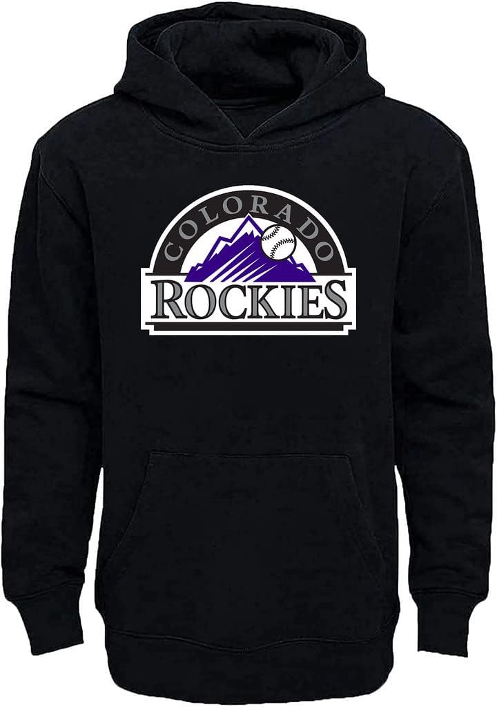 Colorado Rockies Kids Youth Fleece Pullover Hoodie for All Occasions