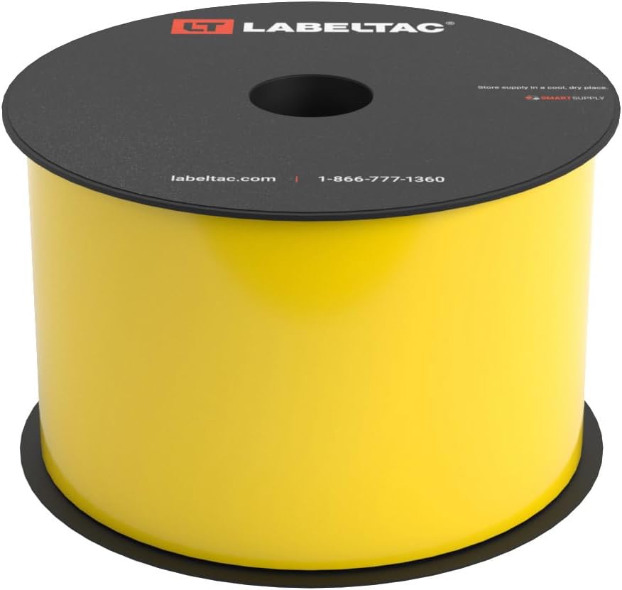 LT4/LT4P/LTPX Label Supply 3in x 150ft Yellow for Labeling