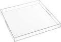 2222 in Oversize Extra Large Clear Acrylic Serving Tray - Sturdy