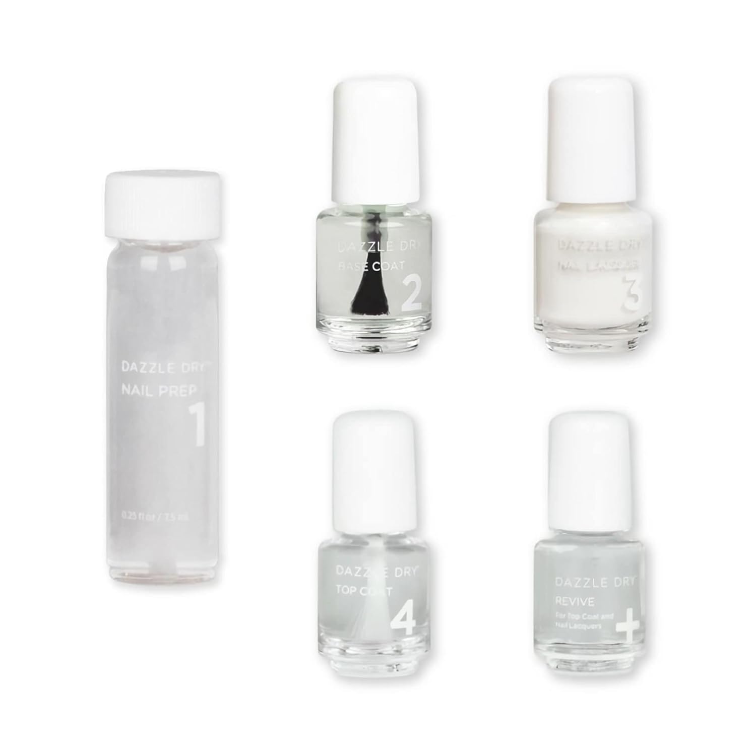 Dazzle Dry Mini Kit 4 Step System for Flawless Manicures