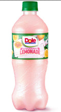 Dole Strawberry Lemonade 20 oz Soda Bottles Pack of 24 - Refreshing