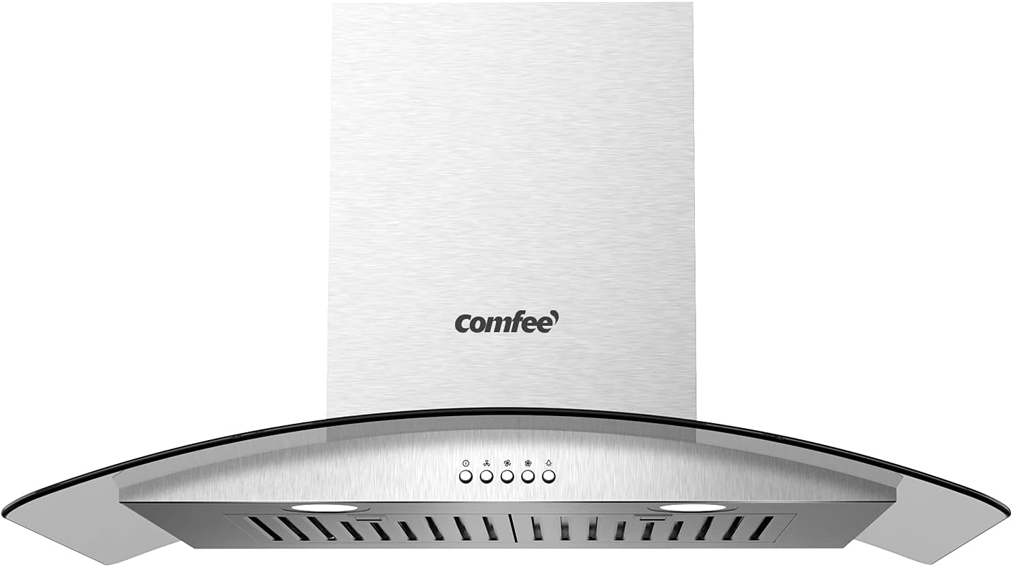 COMFEE' 30 Inches Ducted Wall Mount Vent Range Hood Review