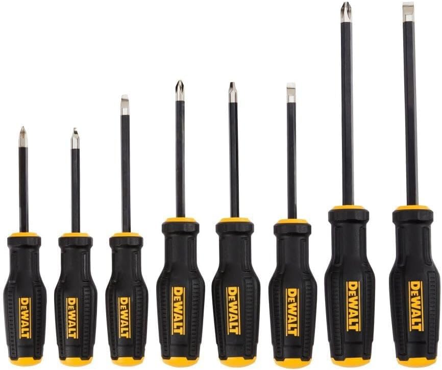 Dewalt Toughseries Screwdriver Set 8Pc for Heavy Impact Work