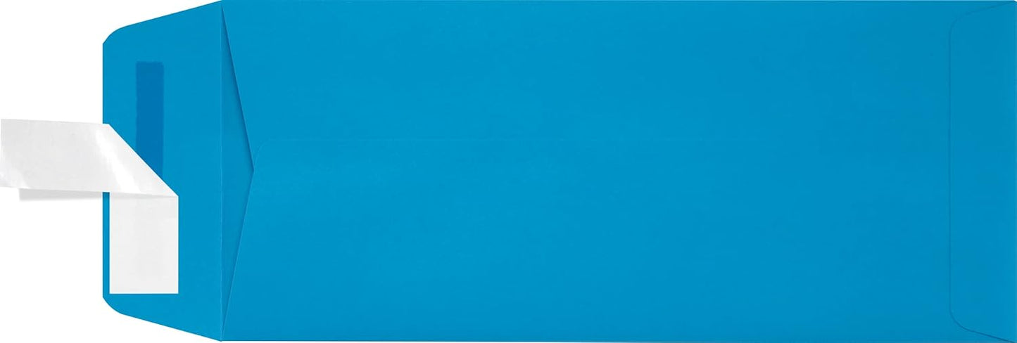 LUXPaper #10 Policy Business Envelopes in Pool Blue - 250 Qty