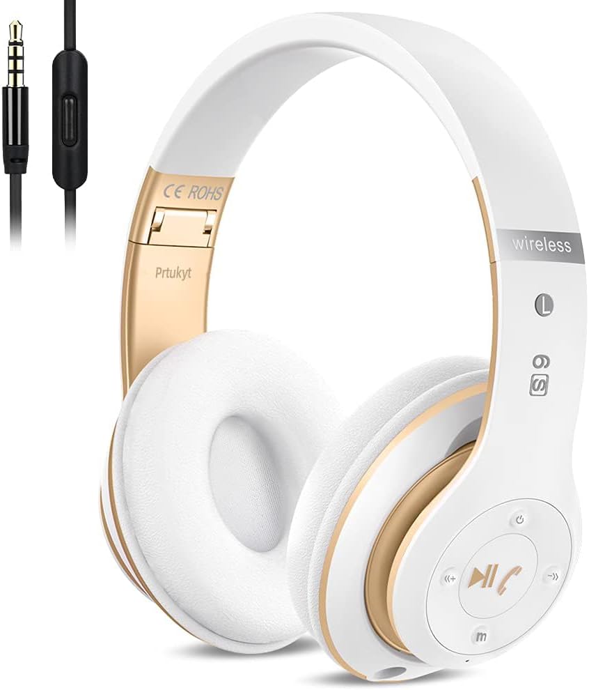 Hi-Fi Wireless Headphones with Built-in Mic