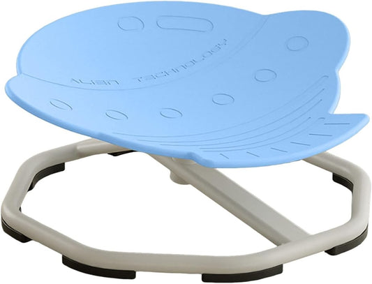 Blue Sensory Swivel Chair for Autistic Kids