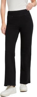 Women's High Waisted Bell Bottom Jeans - Tummy Control Flare KNOW