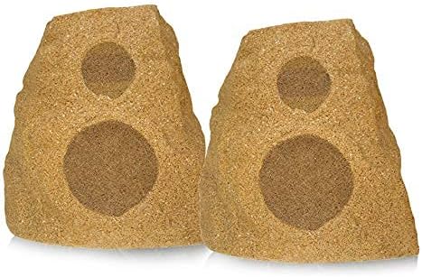 Klipsch AWR-650-SM All Weather Rock Speakers for Outdoor Use