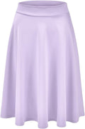 Women's A-Line Versatile Stretchy Flared Midi Skater Skirt