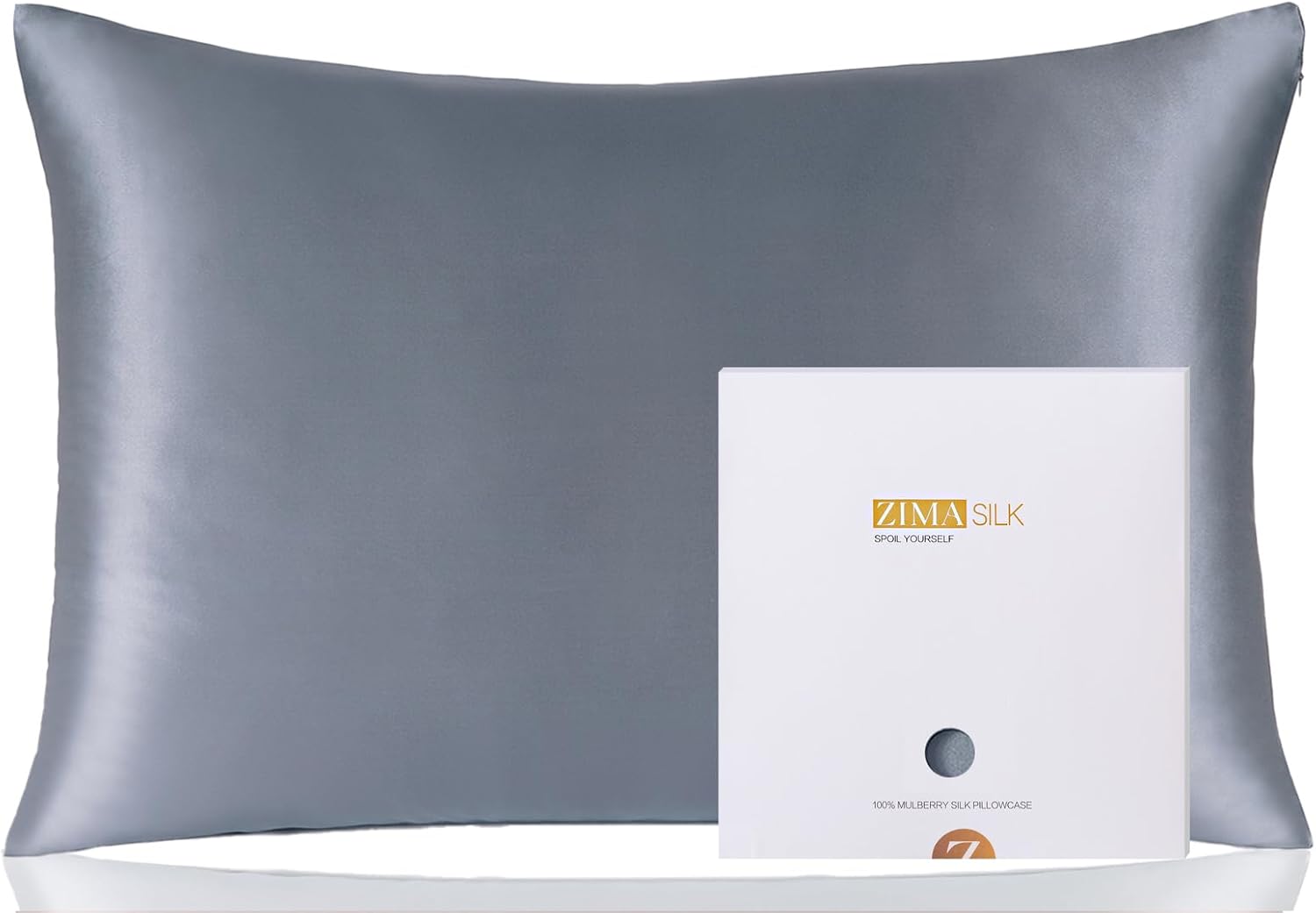 ZIMASILK 100% Pure Mulberry Silk Pillowcase for Hair Health