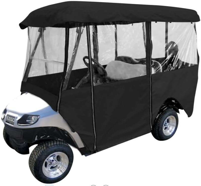 Waterproof 4-Person Golf Cart Enclosure by Leader Accessories