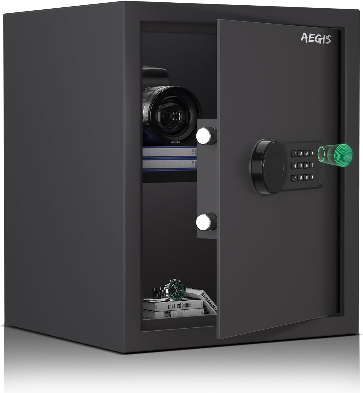 AEGIS Smart Biometric Safe Box for Quick Access and Security