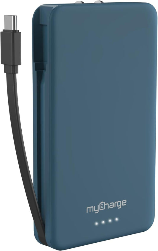 myCharge Power + Plug Dual Power Bank - Fast Charge 60hrs