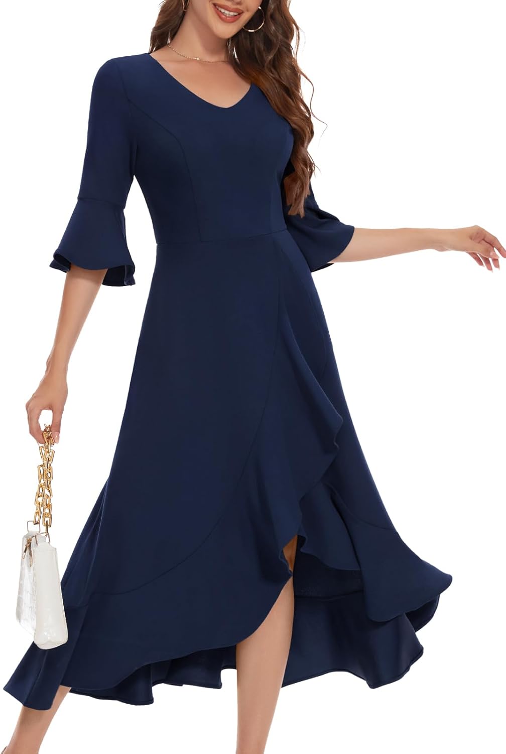 Elegant Women's Wedding Guest Dress for Formal Occasions