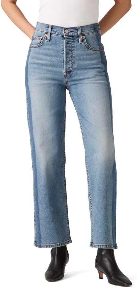 Levi's Women's Ribcage Straight Ankle Jeans for Flattering Fit