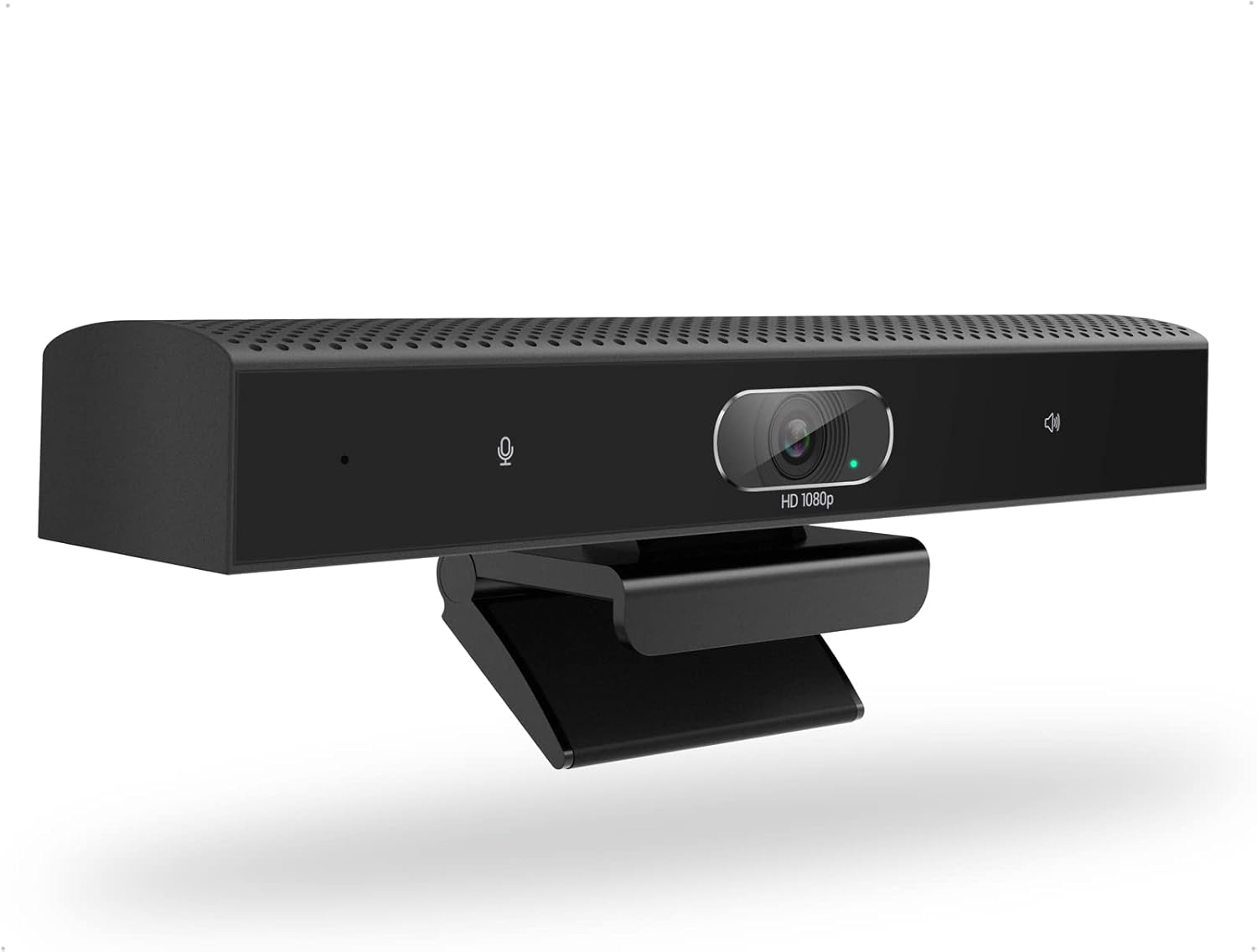 3-in-1 Conference Room Camera with Microphone and Speaker
