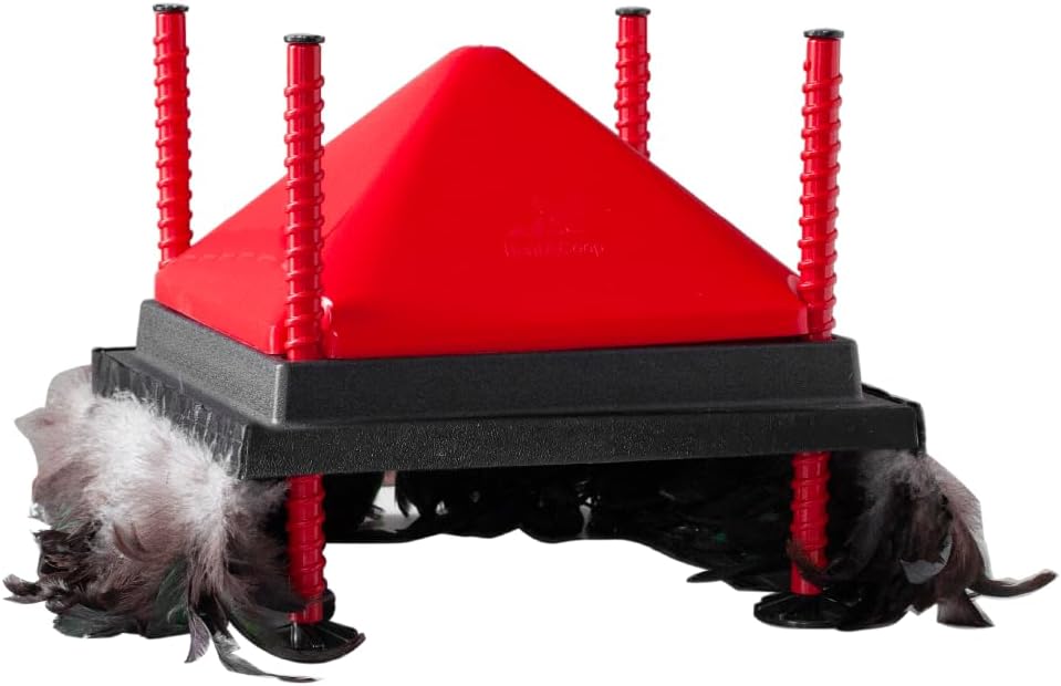 RentACoop Chick Brooder Heating Plate Set - Safely Warm 20 Chicks - Adjustable Heat Levels - Safer Than Lamps