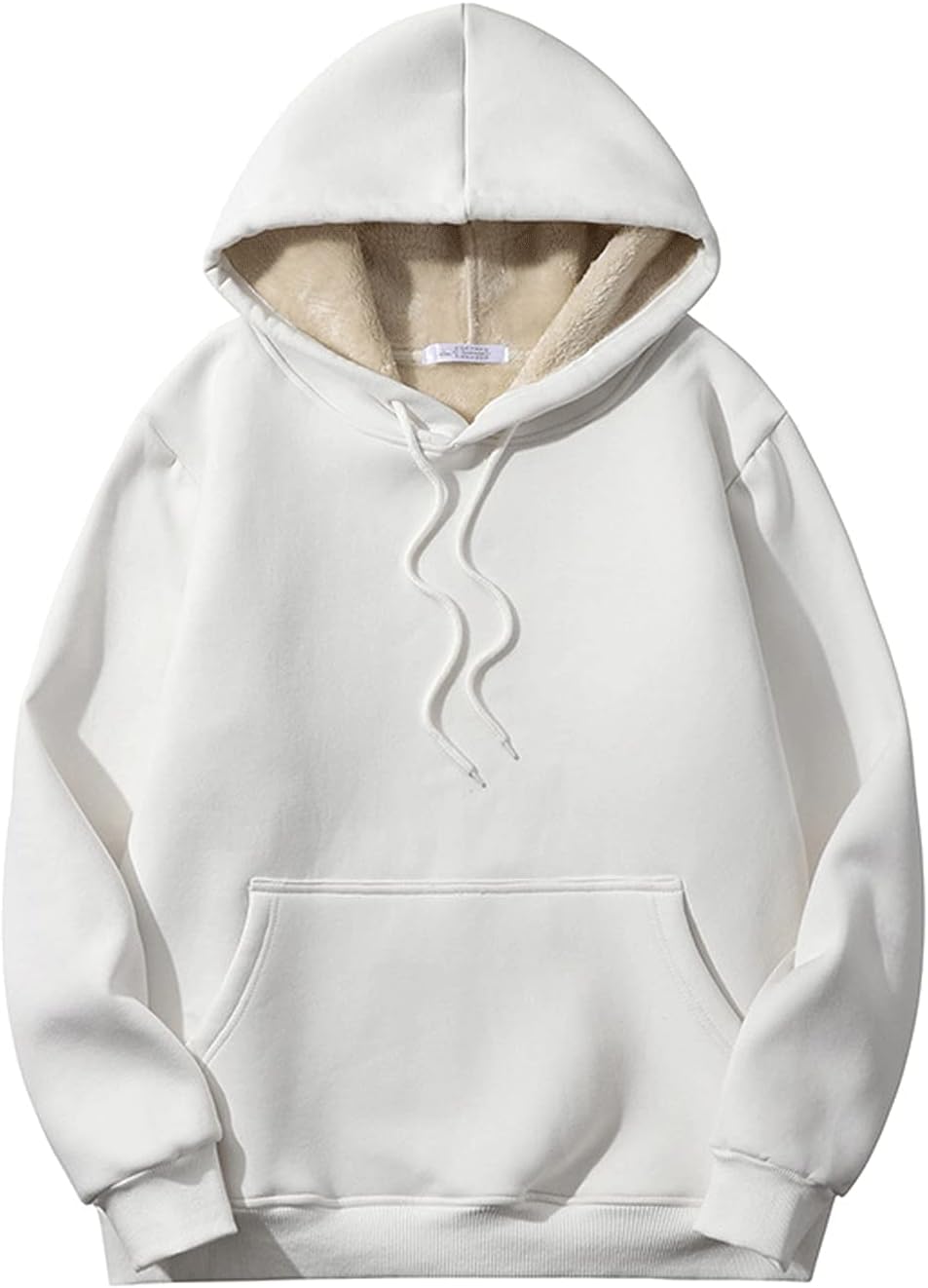 Warm Fleece Sherpa Lined Hooded Sweatshirt for Women