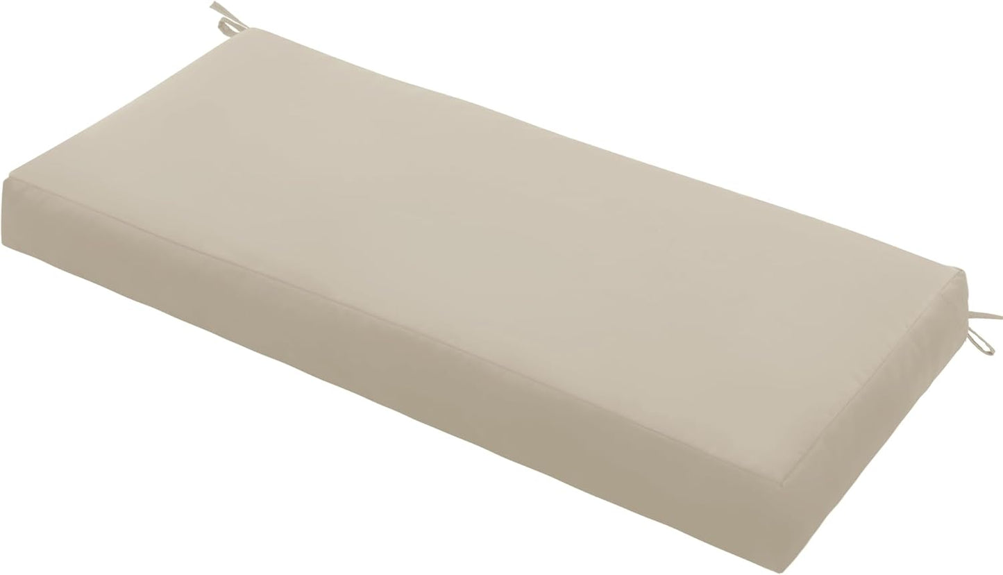 Outdoor Bench Cushion Waterproof 42x18 Fade-Resistant Comfort