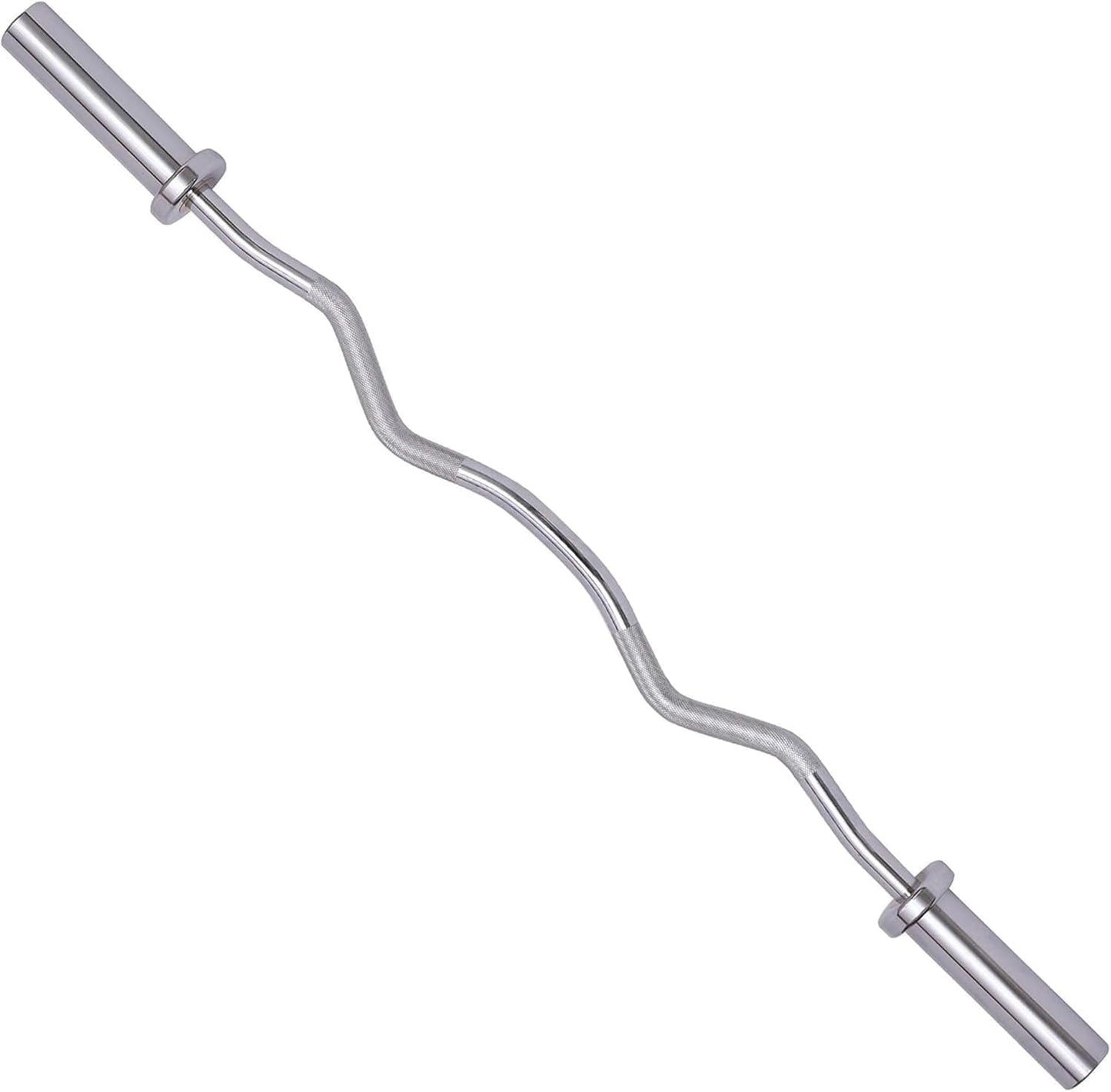 Olympic EZ Curl Barbell Bar for Weight Lifting and Biceps