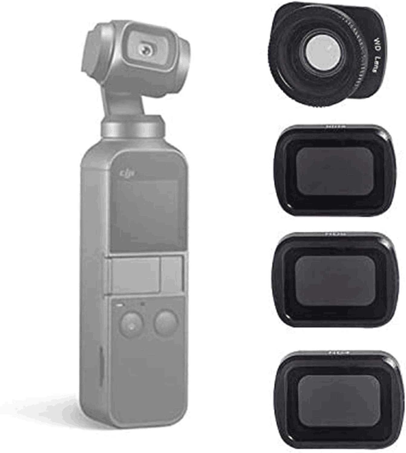 Smatree Magnetic ND Filters and Wide Angle Lens Set for DJI